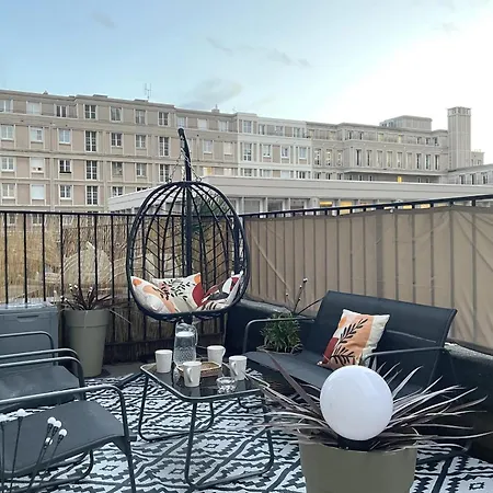 Bienvenue Au Chillou - Parking - Terrasse Apartment Le Havre Exterior photo