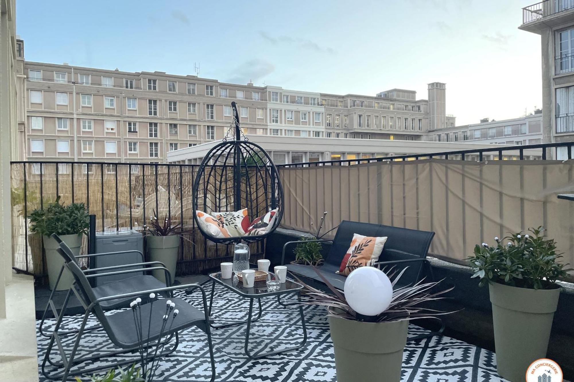 Bienvenue Au Chillou - Parking - Terrasse Apartment Le Havre